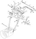 Standard 2-Way Chute Diagram and Parts List for 31AS62EE700 2011 Yard Machines Snow Blower